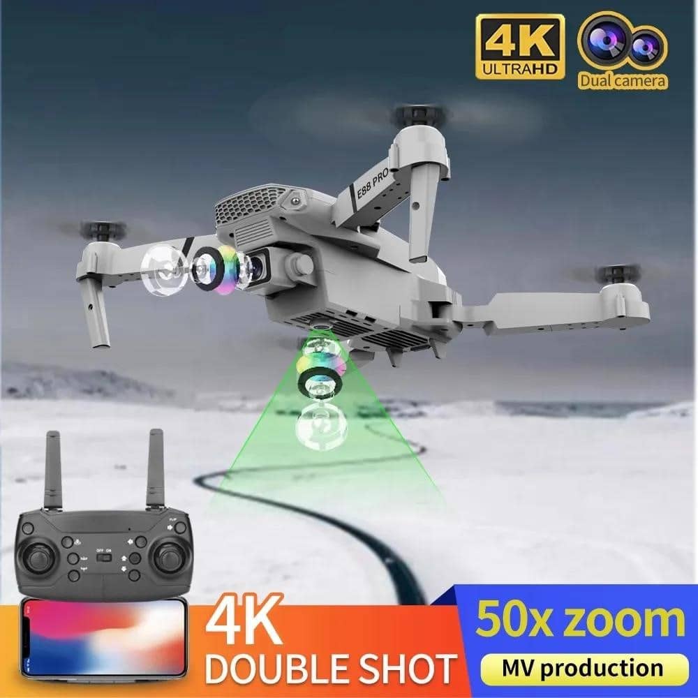 Nový dron E88 PRO Profesionálna 10K širokouhlá HD kamera Výška