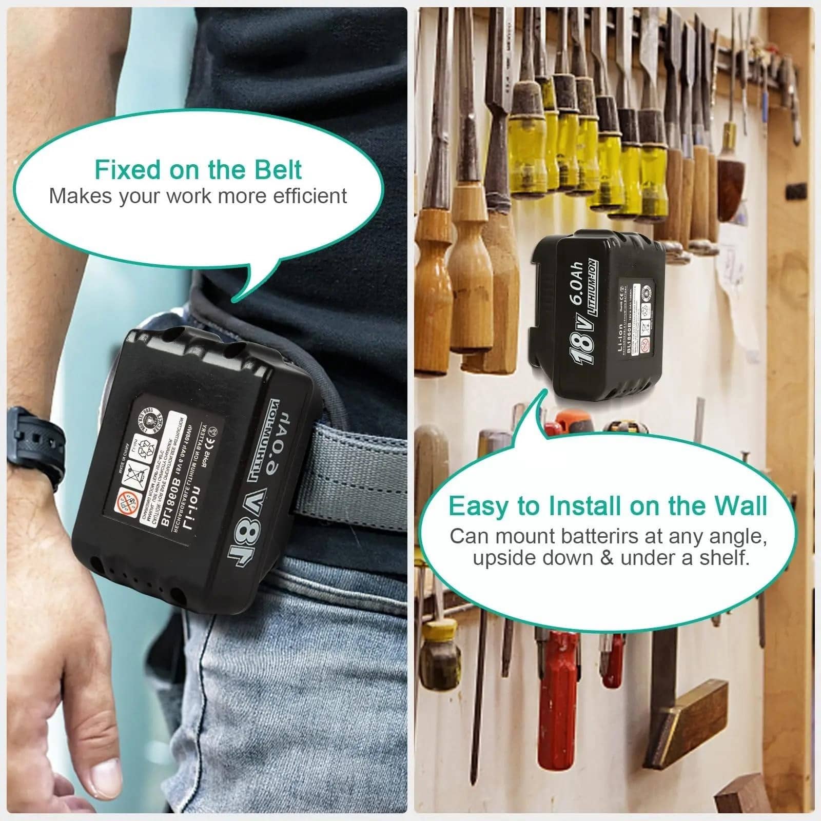 balenie 18V 6,0Ah náhradná batéria pre Makita 18V batériu BL1830